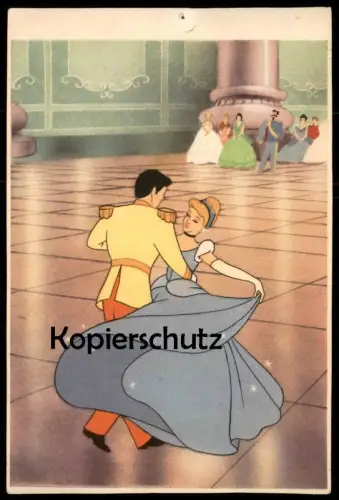 ÄLTERE POSTKARTE CINDERELLA WAR DOCH DIE SCHÖNSTE IM SAAL KINO KINOFILM WALT DISNEY cpa postcard Ansichtskarte
