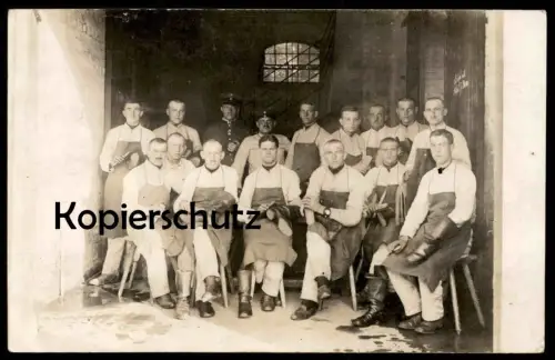 ALTE FOTO POSTKARTE 2. ERSATZKOMPAGNIE MINDEN 4. ABTEILUNG 1916 AK 1. Weltkrieg guerre Soldat cpa postcard Ansichtskarte
