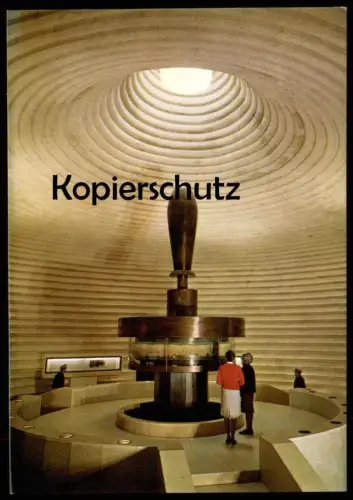 ÄLTERE POSTKARTE THE ISRAEL MUSEUM JERUSALEM THE SHRINE OF THE BOOK INTERIOR cpa postcard Ansichtskarte AK
