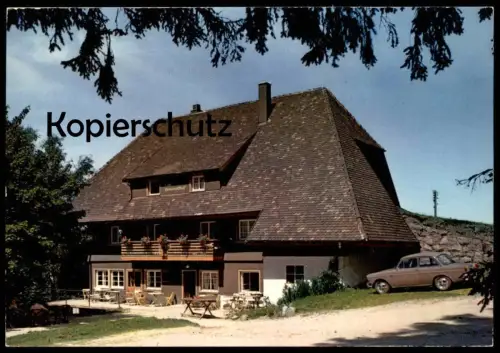 ÄLTERE POSTKARTE SCHONACH BERGWALDHOF Opel ? Schwarzwald black forest Ansichtskarte AK cpa postcard