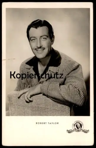 ALTE POSTKARTE ROBERT TAYLOR KARAWANE DER FRAUEN MGM FILM METRO GOLDWYN MAYERactor Schauspieler Foto photo postcard cpa