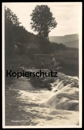 ALTE POSTKARTE NEUSTADT SCHWARZWALD FORELLENFISCHER ANGLER Fischer fisherman pecheur fishing cpa postcard Ansichtskarte