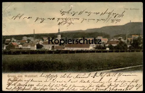 ALTE POSTKARTE WALDDORF DER KOTTMAR TOTALANSICHT Gesamtansicht Ansichtskarte postcard AK cpa