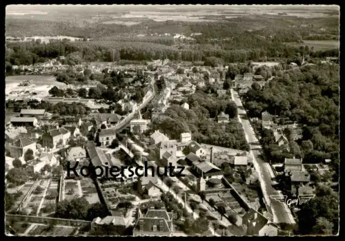 ÄLTERE POSTKARTE MALESHERBES LOIRET VUE DU CIEL 1963 Gaby Edition France cpa postcard Ansichtskarte AK