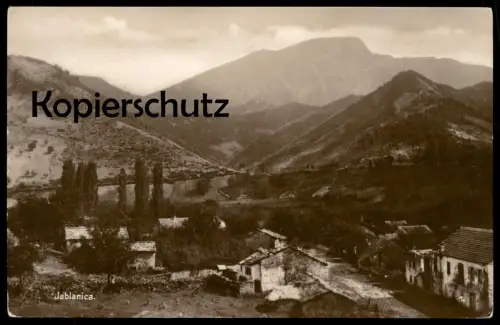 ALTE POSTKARTE JABLANICA GESAMTANSICHT BOSNIEN-HERZEGOWINA Serbien Jugoslawien Srbija Bosna Crna Gora postcard AK cpa
