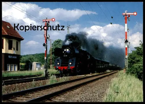 POSTKARTE DAMPFLOK 01 519 BEI VELPE Orientexpress locomotive à vapeur steam train cpa Ansichtskarte postcard AK