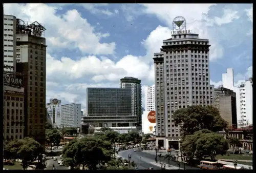 ÄLTERE POSTKARTE SAO PAULO VALE DO ANHANGABAU CocaCola Coke Coca Cola Brasilien Brasilia postcard Ansichtskarte cpa AK