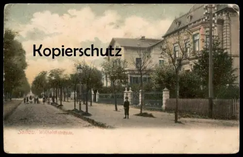 ALTE POSTKARTE SOLTAU WILHELMSTRASSE 1905 Ansichtskarte postcard AK cpa