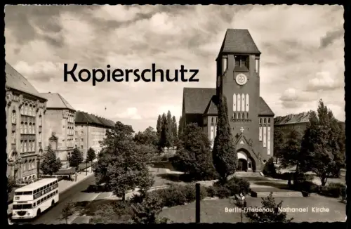 ALTE POSTKARTE BERLIN FRIEDENAU NATHANAEL KIRCHE church église Ansichtskarte AK cpa postcard