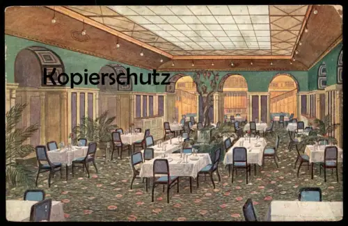 ALTE LITHO POSTKARTE LEIPZIG HOTEL FÜRSTENHOF RESTAURANT Sachsen Ansichtskarte AK postcard cpa