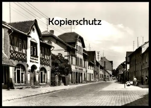 ÄLTERE POSTKARTE ROSSLEBEN KR. ARTERN ERNST THÄLMANN STRASSE BUCHDRUCKEREI WILHELM SAUER cpa AK Ansichtskarte postcard