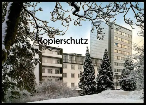 ÄLTERE POSTKARTE KURKLINIK HELENENQUELLE BAD WILDUNGEN IM WINTER Schnee snow neige hiver cpa Ansichtskarte postcard