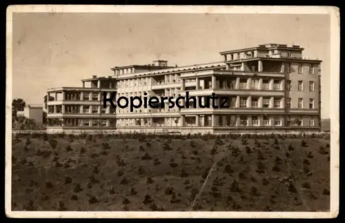 ALTE POSTKARTE PRAG PRAHA NEMOCNICE NA BULOVCE BULOVKA HOSPITAL 1928 czech republic Tschechische Republik Ansichtskarte