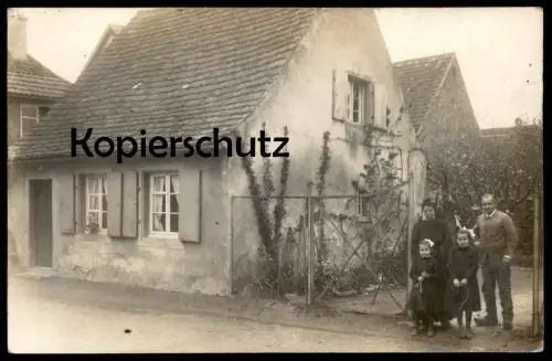 ALTE FOTO POSTKARTE EICHHOFEN HAUS FAMILIE HOLZSCHUHE Nittendorf Kreis Regensburg Ansichtskarte cpa photo postcard AK