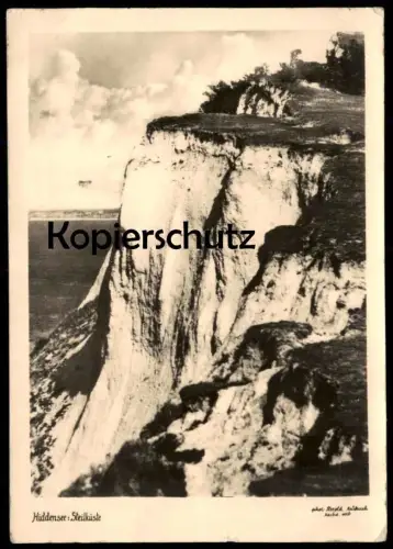 ALTE POSTKARTE INSEL KLOSTER HIDDENSEE STEILKÜSTE Küste coast postcard cpa AK Ansichtskarte