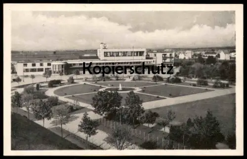 ALTE POSTKARTE BAD PODIEBRAD LÁZNE PODEBRADY Park czech republic Tschechische Republik Ansichtskarte postcard cpa AK