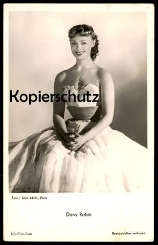 ALTE POSTKARTE DANY ROBIN FOTO SAM LÉVIN PRAIS KLEID MODE UFA FILM-SCHAUSPIELERIN Actress actor acteur postcard cpa AK