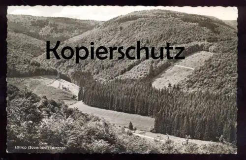 ÄLTERE POSTKARTE LATROP LATROPTAL Schmallenberg Sauerland Ansichtskarte cpa postcard AK