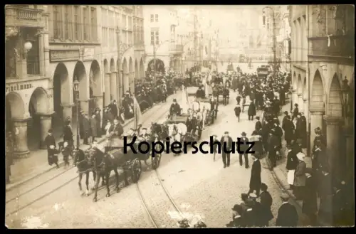 ALTE FOTO POSTKARTE MÜNSTER WESTFALEN STUDENTENUMZUG Brinckmann Studenten Student Studentica photo Ansichtskarte AK cpa