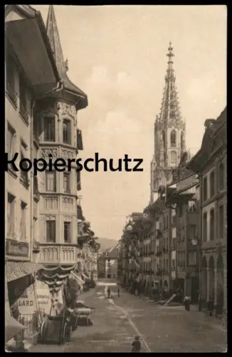 ALTE POSTKARTE ALT-BERN KESSLERGASSE MIT MÜNSTER Ansichtskarte Schweiz Suisse Helvetia cpa postcard AK