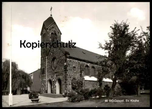 ÄLTERE POSTKARTE DORTMUND OESPEL EVANGELISCHE KIRCHE JUGENDDORF Ansichtskarte AK postcard cpa