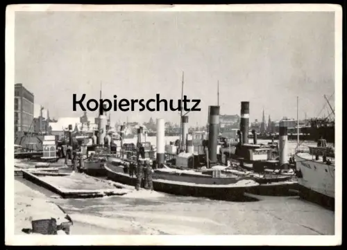 ALTE POSTKARTE KÖNIGSBERG SCHIFFE IM PREGEL Winter Schnee Eis Ostpreussen Kaliningrad Krolewiec Dampfer Ansichtskarte