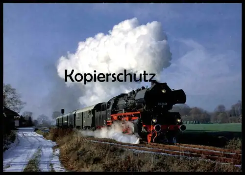 POSTKARTE DAMPFLOK 50 3655 IM BAHNHOF LIENEN Tenderlok locomotive à vapeur steam train station Ansichtskarte postcard AK