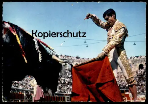 ÄLTERE POSTKARTE CORRIDA DE TOROS DESCABELLO STIERKAMPF Torero bullfight tauromachie cpa postcard AK Ansichtskarte