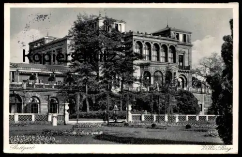 ALTE POSTKARTE STUTTGART VILLA BERG 1933 Haus cpa postcard AK Ansichtskarte