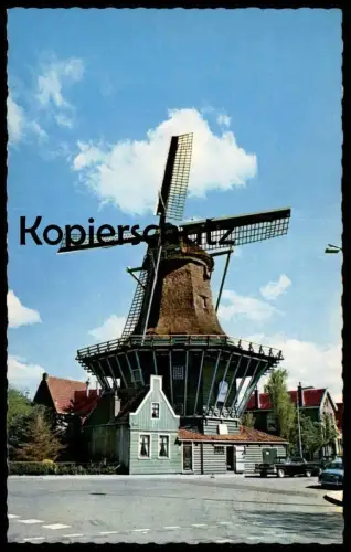 ÄLTERE POSTKARTE HOLLANDSE MOLEN ACHTKANTIGE KORENMOLEN DE DOOD KOOG WINDMÜHLE Mühle Mill Moulin à vent Dutch Windmill