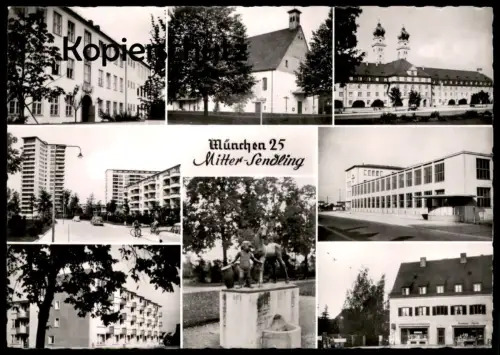 ÄLTERE POSTKARTE MÜNCHEN 25 MITTER SENDLING MITTERSENDLING Ansichtskarte AK cpa postcard