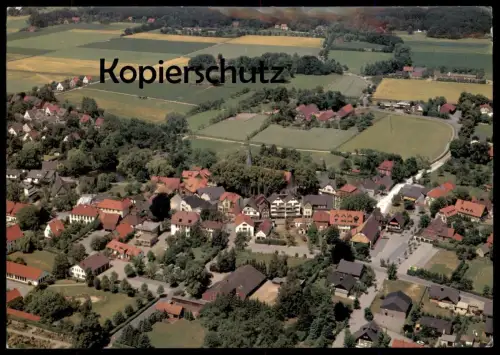 ÄLTERE POSTKARTE LIENEN IN WESTFALEN LUFTBILD TOTAL TOTALANSICHT GESAMTANSICHT Teutoburger Wald postcard Ansichtskarte