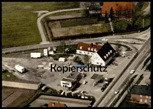 ÄLTERE POSTKARTE TORNESCH AHRENLOHE RASTHAUS OHA HOTEL Luftbild Schleswig-Holstein cpa postcard Ansichtskarte AK