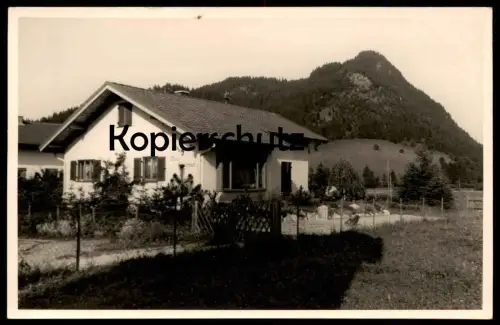ALTE FOTO POSTKARTE PFRONTEN IM ALLGÄU HAUS HUBERTUS Bayern Geweih Hirschgeweih horns postcard cpa photo Ansichtskarte