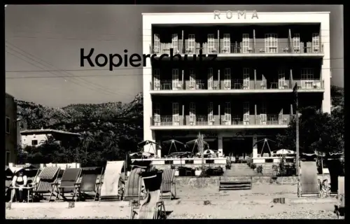 ALTE POSTKARTE HOTEL ROMA PUERTO DE SÓLLER MALLORCA ISLAS BALEARES tarjeta postal postcard AK Ansichtskarte cpa