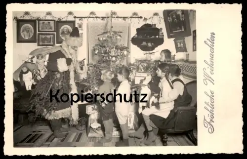 ALTE POSTKARTE WEIHNACHTEN ALT AUSSEE NIKOLO NIKOLAUS WEIHNACHTSMANN SPIELZEUG Altaussee Steiermark Österreich Austria