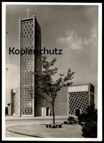 ÄLTERE POSTKARTE MARL HAMM WALDSIEDLUNG ST. BARBARA Kirche church église cpa postcard AK Ansichtskarte