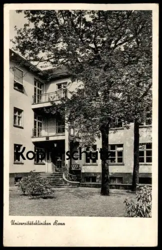 ALTE POSTKARTE BONN UNIVERSITÄTSKLINIKEN CHIRURGISCHE KLINIK Hospital Krankenhaus postcard Ansichtskarte cpa AK