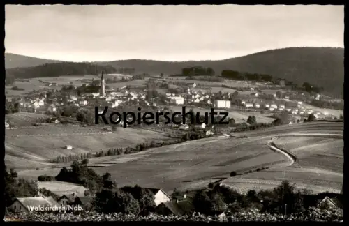ÄLTERE POSTKARTE WALDKIRCHEN NIEDERBAYERN BAYERN TOTALANSICHT Gesamtansicht Total Ansichtskarte cpa postcard AK