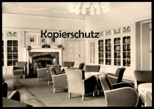 ÄLTERE POSTKARTE BIBLIOTHEK NEUFAHRLAND BEI POTSDAM SANATORIUM HEINRICH HEINE Library Bibliotheque Neu Fahrland postcard