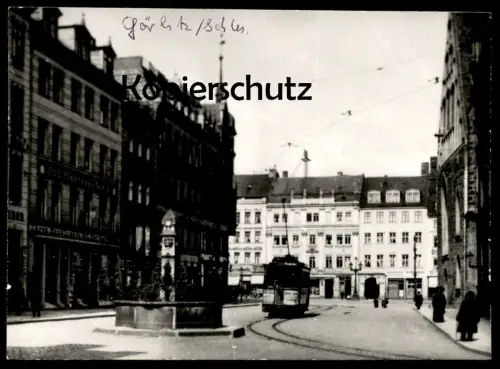 ÄLTERE POSTKARTE GÖRLITZ 100 JAHRE STRASSENBAHN tram tramway Triebwagen 1897 Steinfurth Zgorzelec Ansichtskarte postcard
