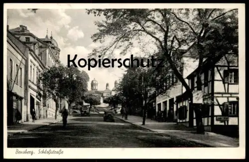 ALTE POSTKARTE BENSBERG SCHLOSSSTRASSE Schloss chateau castle Bergisch Gladbach Ansichtskarte postcard cpa AK