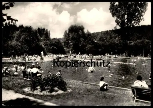 ÄLTERE POSTKARTE MSENE LAZNE KOUPALISTE Schwimmbad Freibad Tschechische Republik Ceska Cesko Ansichtskarte postcard cpa