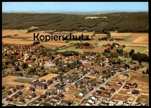 ÄLTERE POSTKARTE LIENEN IN WESTFALEN LUFTBILD TOTAL TOTALANSICHT GESAMTANSICHT Teutoburger Wald postcard Ansichtskarte