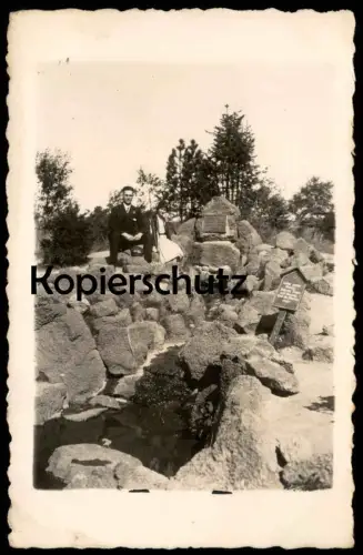 ALTE FOTO POSTKARTE LENNEQUELLE WINTERBERG ASTENBERG SAUERLAND Quelle Lenne source cpa postcard Ansichtskarte AK