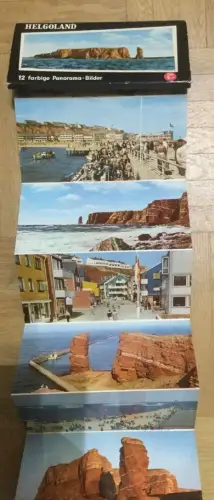 ÄLTERES LEPORELLO HELGOLAND BOOKLET 12 FOTOS LUNG WAI REEDE SCHWIMMBAD NORDSPITZE HANS ANDRES AUFNAHMEN HANS HARTZ