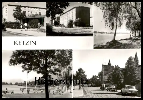 ÄLTERE POSTKARTE KETZIN KREIS NAUEN Briefmarke DDR Tillandsia bulbosa Bromelie Ansichtskarte postcard cpa AK