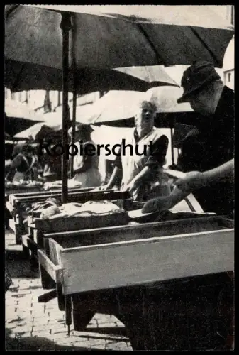 ÄLTERE POSTKARTE DANZIG FISCHMARKTFRAUEN FISCHMARKT Gdansk Polska Poland postcard Ansichtskarte cpa AK