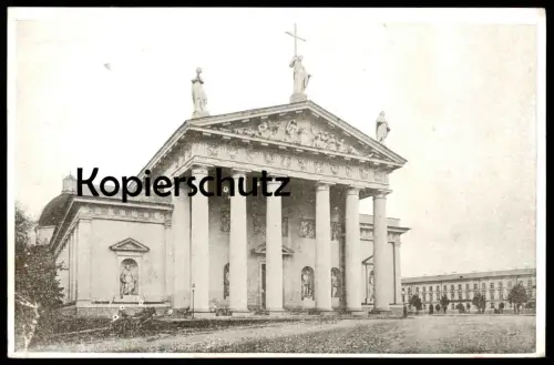 ALTE POSTKARTE WILNA KATHOLISCHE KATHEDRALE KIRCHE VILNIUS Wilno Litauen Lietuva Lituanie Lithuania church église cpa AK