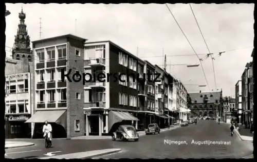 ÄLTERE POSTKARTE NIJMEGEN AUGUSTIJNENSTRAAT VW KÄFER Volkswagen Ansichtskarte postcard cpa AK